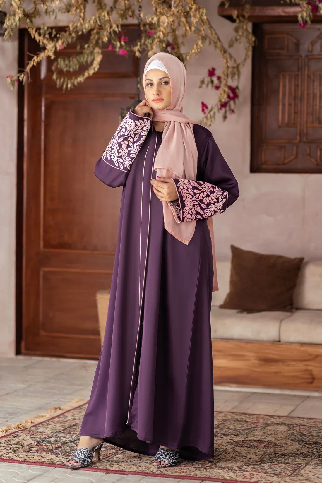 LILAC LUXE ABAYA WITH HIJAB
