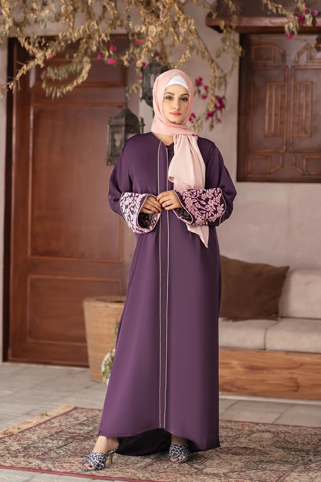 LILAC LUXE ABAYA WITH HIJAB
